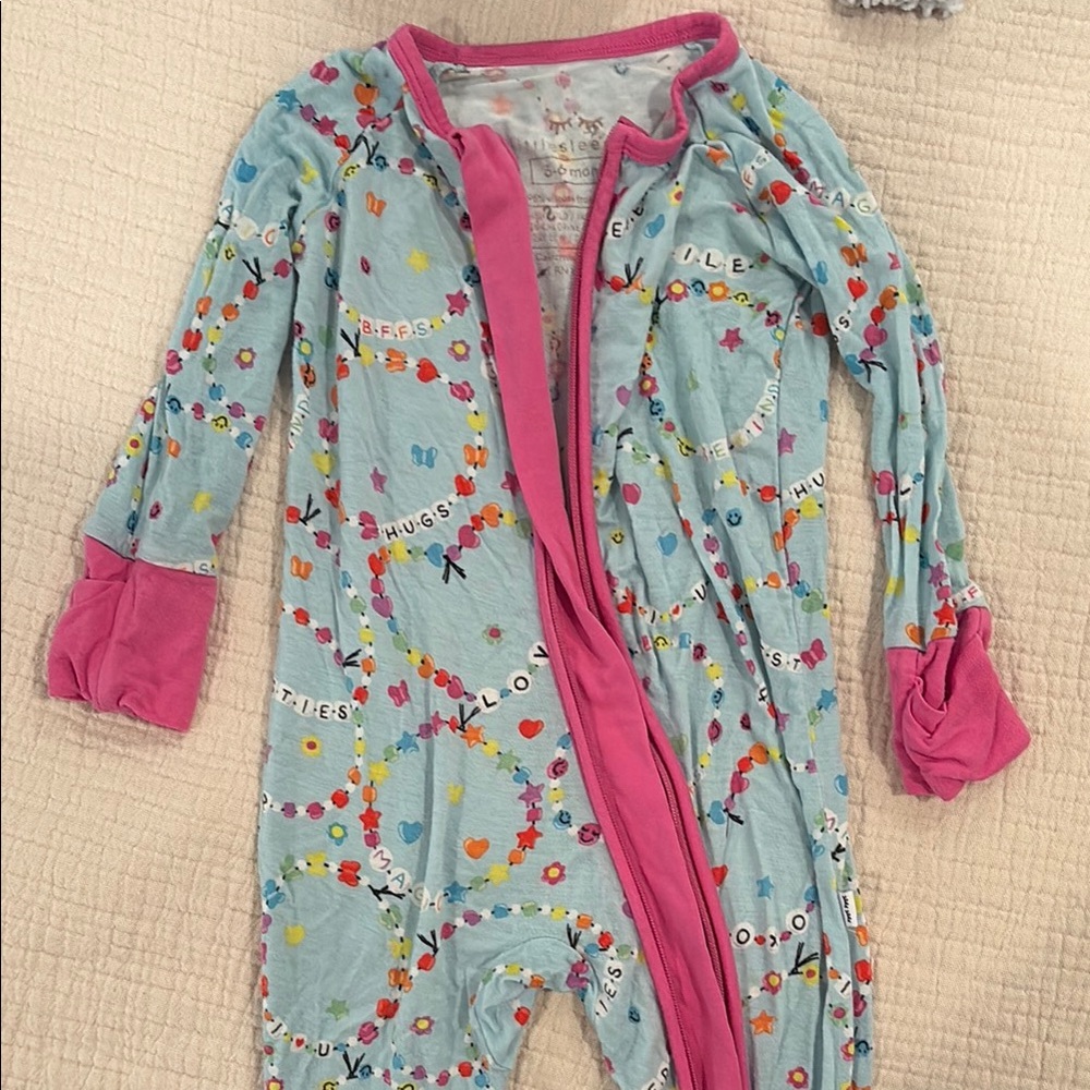 Little sleepies friendship bracelet onesie
